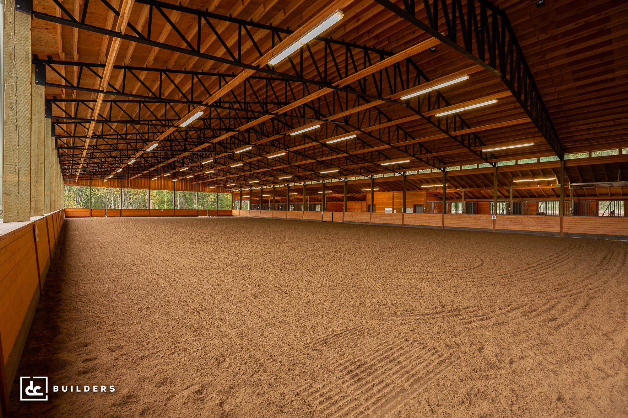a riding arena in Oregon